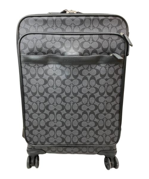 COACH（コーチ）COACH (コーチ) シグネチャーキャリーバッグ ブラックの古着・服飾アイテム