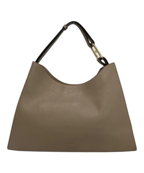 FURLA（フルラ）FURLA (フルラ) NUVOLA L HOBO/ハンドバッグ ベージュの古着・服飾アイテム