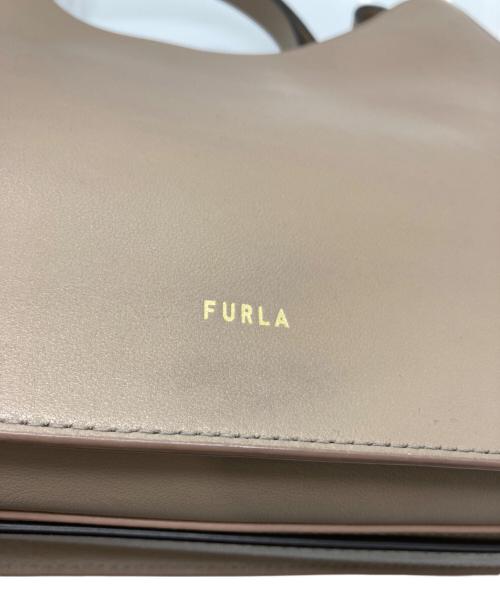 FURLA（フルラ）FURLA (フルラ) NUVOLA L HOBO/ハンドバッグ ベージュの古着・服飾アイテム