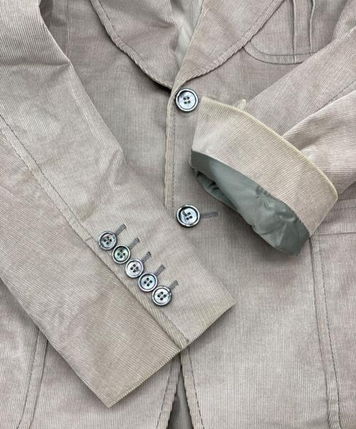 GUCCI（グッチ）GUCCI (グッチ) コーデュロイ2Bジャケット ベージュ サイズ:44Rの古着・服飾アイテム