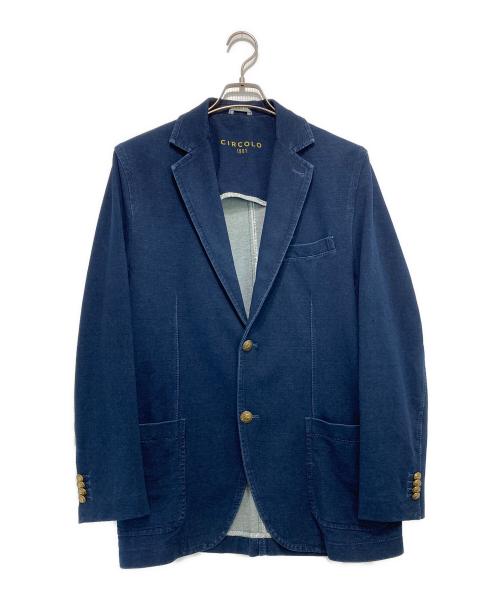 CIRCOLO 1901（チルコロ1901）Circolo 1901 (チルコロ1901) 2Bジャケット ネイビー サイズ:50の古着・服飾アイテム