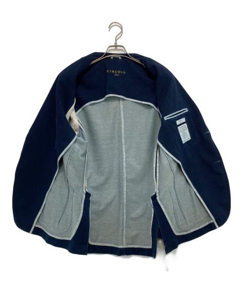 CIRCOLO 1901（チルコロ1901）Circolo 1901 (チルコロ1901) 2Bジャケット ネイビー サイズ:50の古着・服飾アイテム