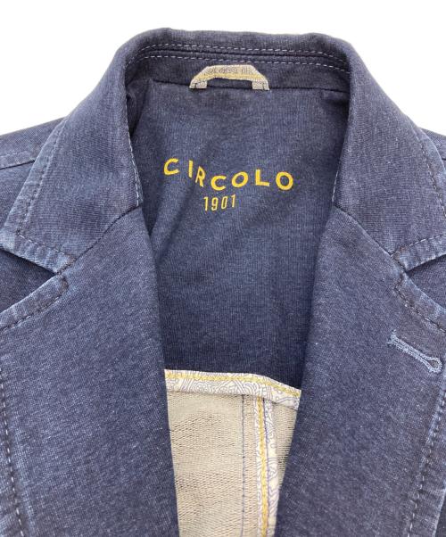 CIRCOLO 1901（チルコロ1901）Circolo 1901 (チルコロ1901) 2Bジャケット ネイビー サイズ:50の古着・服飾アイテム