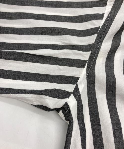im product（アイムプロダクト）im product (アイムプロダクト) ストライプ長袖シャツ グレー サイズ:Sの古着・服飾アイテム