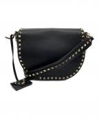 VALENTINO GARAVANIヴァレンティノ・ガラヴァーニ）の古着「スタッズショルダーバッグ」｜ブラック