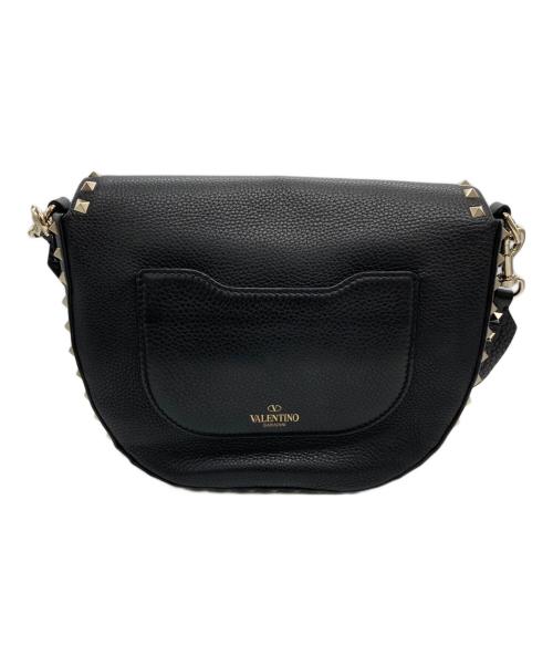 VALENTINO GARAVANI（ヴァレンティノ・ガラヴァーニ）VALENTINO GARAVANI (ヴァレンティノ・ガラヴァーニ) スタッズショルダーバッグ ブラックの古着・服飾アイテム