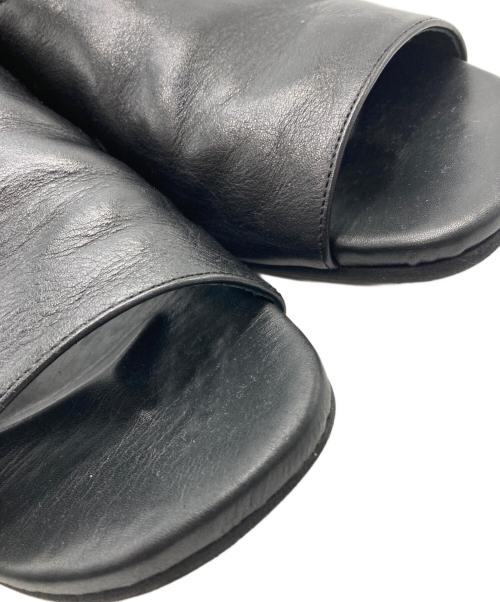 Alfredo BANNISTER（アルフレッドバニスター）Alfredo BANNISTER (アルフレッドバニスター) レザーサンダル ブラック サイズ:43の古着・服飾アイテム