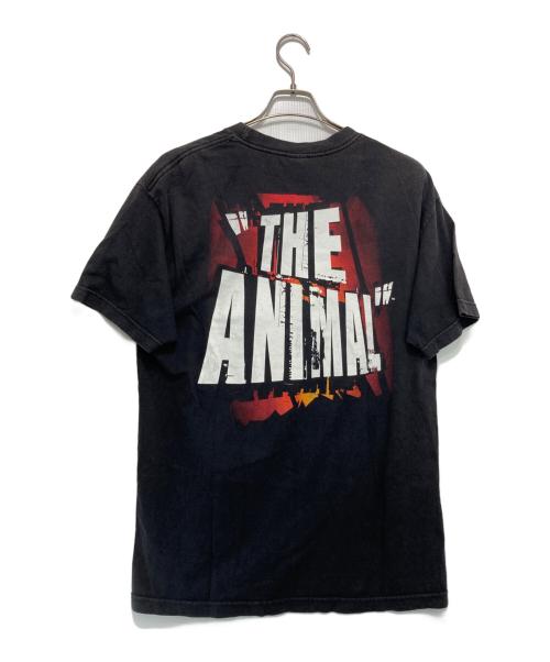 wwe（ダブリュダブリュイー）wwe (ダブリュダブリュイー) プリントTシャツ ブラック サイズ:Lの古着・服飾アイテム