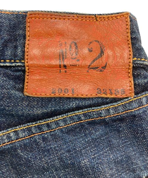 EVISU（エヴィス）EVISU (エヴィス) No.2 ビッグカモメプリントデニムパンツ インディゴ サイズ:32×35の古着・服飾アイテム