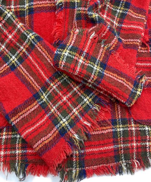 45rpm（45アールピーエム）45rpm (45アールピーエム) チェックウールジャケット レッド サイズ:1の古着・服飾アイテム