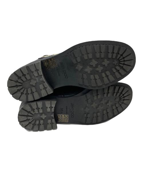 JIMMY CHOO（ジミーチュウ）JIMMY CHOO (ジミーチュウ) YOUTHバイカーブーツ ブラック サイズ:36½の古着・服飾アイテム