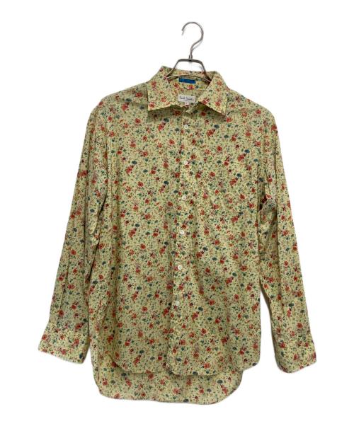 Paul Smith London（ポールスミスロンドン）Paul Smith London (ポールスミスロンドン) 花柄L/Sシャツ イエロー サイズ:Lの古着・服飾アイテム