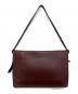 CELINE (セリーヌ) クラスプ フォールドオーバー ショルダーバッグ ボルドー：37000円