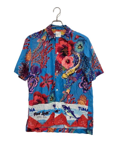PAUL SMITH（ポールスミス）PAUL SMITH (ポールスミス) アロハシャツ ブルー サイズ:Mの古着・服飾アイテム
