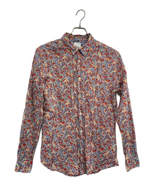 PAUL SMITH（ポールスミス）PAUL SMITH (ポールスミス) 総柄シャツ レッド サイズ:Lの古着・服飾アイテム