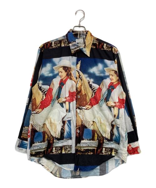 PAUL SMITH（ポールスミス）PAUL SMITH (ポールスミス) 総柄シャツ マルチカラー サイズ:Mの古着・服飾アイテム