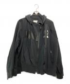 NIKE×sacaiナイキ×サカイ）の古着「WNMS Double Zip Hoodie」｜ブラック