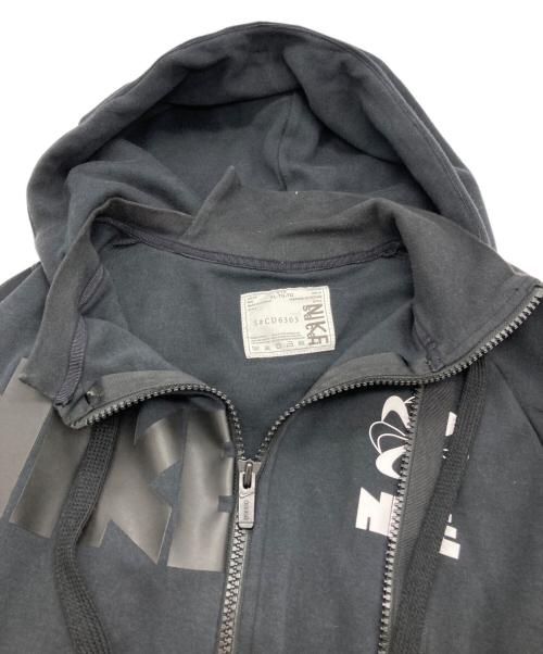 NIKE（ナイキ）NIKE (ナイキ) sacai (サカイ) WNMS Double Zip Hoodie ブラック サイズ:XLの古着・服飾アイテム