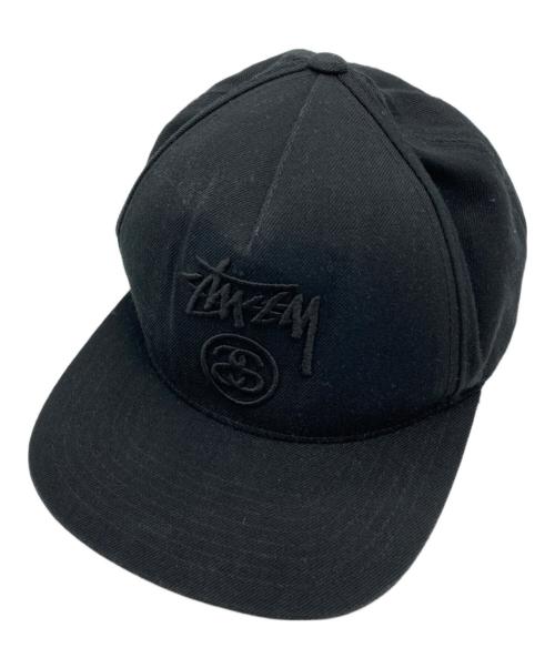 stussy（ステューシー）stussy (ステューシー) STUSSY SSリンク キャップ ブラックの古着・服飾アイテム