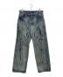 THUG CLUB（サグ クラブ）の古着「Tribal Denim Pants」｜インディゴ