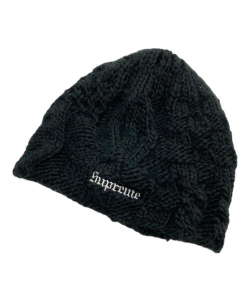 SUPREME（シュプリーム）Supreme (シュプリーム) Block Knit Beanie ブラックの古着・服飾アイテム