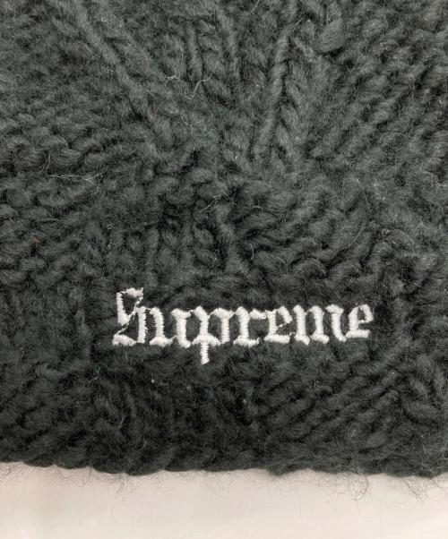 SUPREME（シュプリーム）Supreme (シュプリーム) Block Knit Beanie ブラックの古着・服飾アイテム