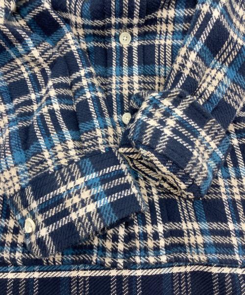 CELINE（セリーヌ）CELINE (セリーヌ) ランバージャック ルーズシャツ ネイビー サイズ:38の古着・服飾アイテム