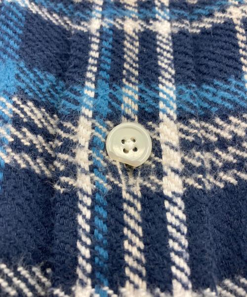 CELINE（セリーヌ）CELINE (セリーヌ) ランバージャック ルーズシャツ ネイビー サイズ:38の古着・服飾アイテム