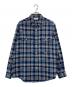 CELINE（セリーヌ）の古着「ランバージャック ルーズシャツ」｜ネイビー