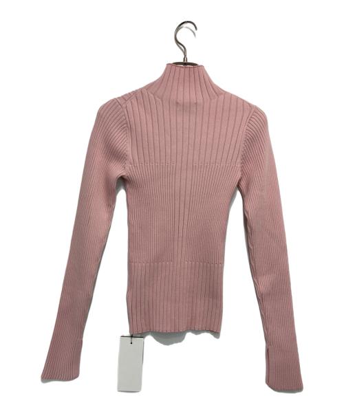 FRAY ID（フレイ アイディー）FRAY ID (フレイ アイディー) pierre cardin (ピエール・カルダン) ハイネックリブプルオーバー ピンク サイズ:Free 未使用品の古着・服飾アイテム