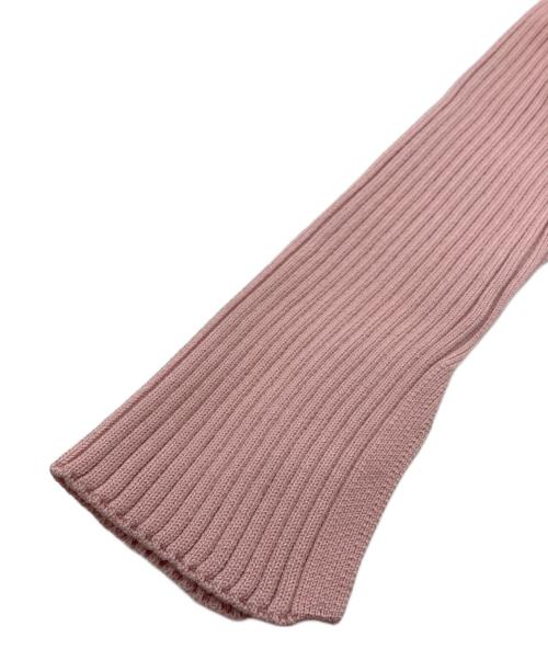 FRAY ID（フレイ アイディー）FRAY ID (フレイ アイディー) pierre cardin (ピエール・カルダン) ハイネックリブプルオーバー ピンク サイズ:Free 未使用品の古着・服飾アイテム