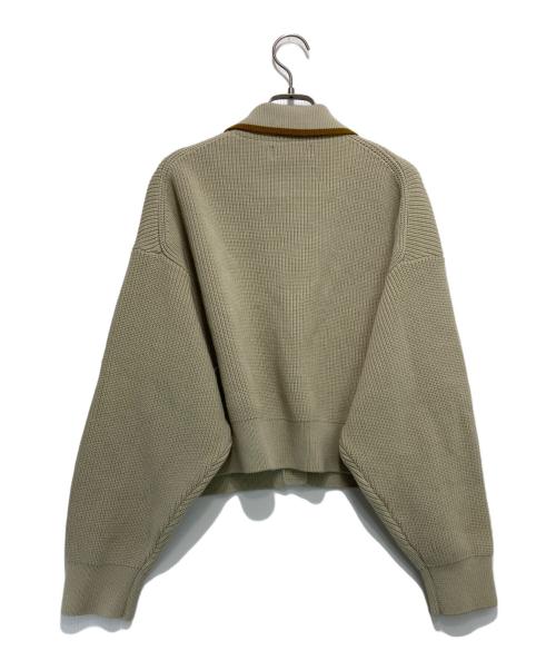 FRED PERRY（フレッドペリー）FRED PERRY (フレッドペリー) 襟付きカーディガン ベージュ サイズ:UK10の古着・服飾アイテム