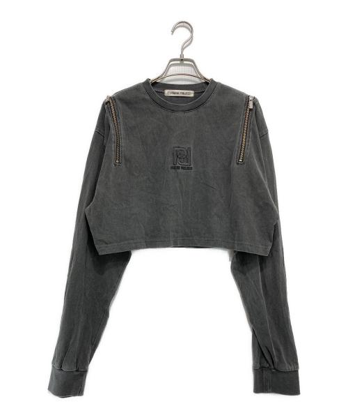 PRANK PROJECT（プランクプロジェクト）PRANK PROJECT (プランクプロジェクト) Logo Embroidery Pigment Over Top/ロゴエンブロイダリーピグメントオーバートップ グレー サイズ:Fの古着・服飾アイテム