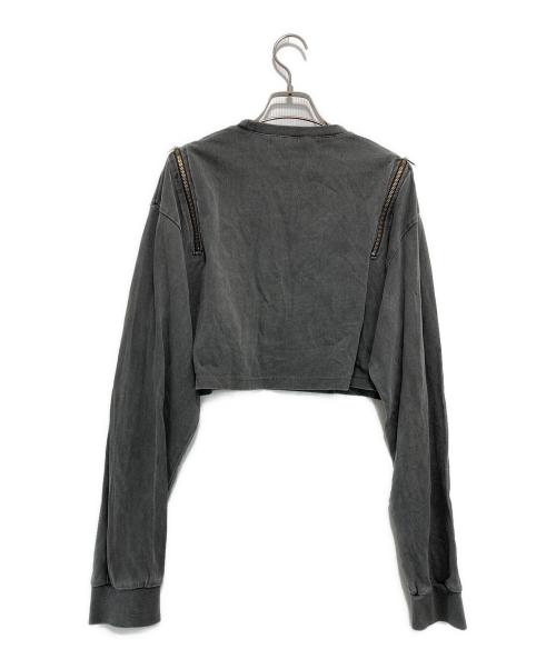 PRANK PROJECT（プランクプロジェクト）PRANK PROJECT (プランクプロジェクト) Logo Embroidery Pigment Over Top/ロゴエンブロイダリーピグメントオーバートップ グレー サイズ:Fの古着・服飾アイテム