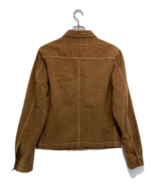 COMME des GARCONS HOMME（コムデギャルソン オム）COMME des GARCONS HOMME (コムデギャルソン オム) Flower Paint COTTON Shirts ブラウン サイズ:Mの古着・服飾アイテム