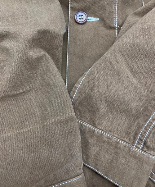 COMME des GARCONS HOMME（コムデギャルソン オム）COMME des GARCONS HOMME (コムデギャルソン オム) Flower Paint COTTON Shirts ブラウン サイズ:Mの古着・服飾アイテム