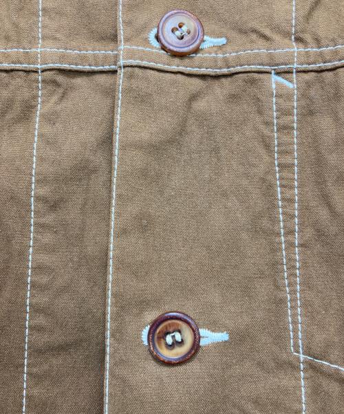 COMME des GARCONS HOMME（コムデギャルソン オム）COMME des GARCONS HOMME (コムデギャルソン オム) Flower Paint COTTON Shirts ブラウン サイズ:Mの古着・服飾アイテム