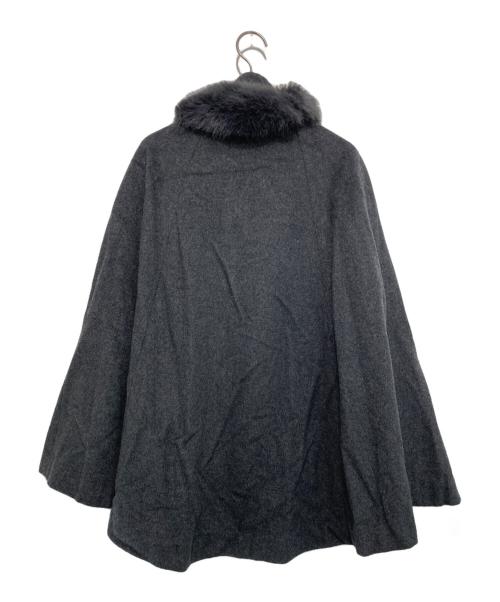 Snidel（スナイデル）Snidel (スナイデル) ショートケープコート グレー サイズ:Fの古着・服飾アイテム
