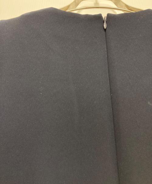 BORDERS at BALCONY（ボーダーズアットバルコニー）BORDERS AT BALCONY (ボーダーズアットバルコニー) ボーダーズアットバルコニー バックギャザーブラウス ネイビー サイズ:38の古着・服飾アイテム