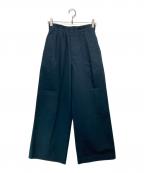 ORGANIC BY JOHN PATRICK×Ron Hermanオーガニック バイ ジョン パトリック×ロンハーマン）の古着「ワイドパンツ」｜ネイビー