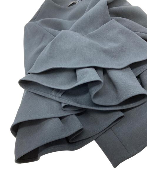 YOKO CHAN（ヨーコチャン）YOKO CHAN (ヨーコチャン) ティアードスリーブ ブラウス ネイビー サイズ:40の古着・服飾アイテム