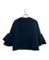 YOKO CHAN (ヨーコチャン) ティアードスリーブ ブラウス ネイビー サイズ:40：23000円