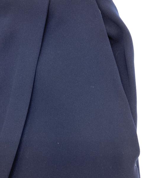 BORDERS at BALCONY（ボーダーズアットバルコニー）BORDERS at BALCONY (ボーダーズアットバルコニー) HIGH-RISE TUCK PANTS ネイビー サイズ:38の古着・服飾アイテム