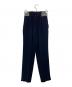 BORDERS at BALCONY (ボーダーズアットバルコニー) HIGH-RISE TUCK PANTS ネイビー サイズ:38：7000円