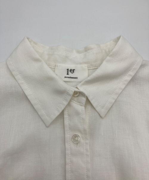 1er Arrondissement（プルミエ アロンディスモン）1er Arrondissement (プルミエ アロンディスモン) リネンシャツ ホワイト サイズ:38の古着・服飾アイテム