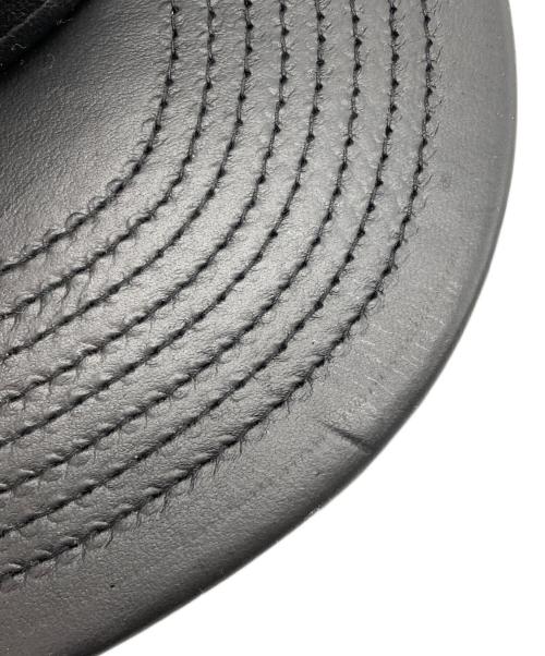 New Era（ニューエラ）New Era (ニューエラ) Supreme (シュプリーム) Leather Earflap Box Logo キャップ ブラック サイズ:7½　59.6cmの古着・服飾アイテム