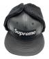 New Era (ニューエラ) Supreme (シュプリーム) Leather Earflap Box Logo キャップ ブラック サイズ:7½　59.6cm：11000円