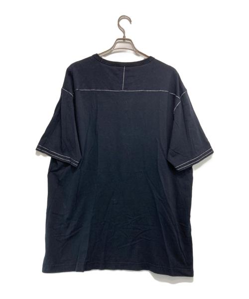 STONE ISLAND（ストーンアイランド）STONE ISLAND (ストーンアイランド) コンパス刺繍ステッチTシャツ ブラック サイズ:3XLの古着・服飾アイテム