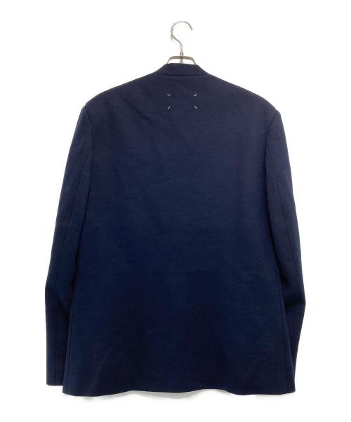 Maison Margiela（メゾンマルジェラ）Maison Margiela (メゾンマルジェラ) ノーカラージャケット ネイビー サイズ:48の古着・服飾アイテム