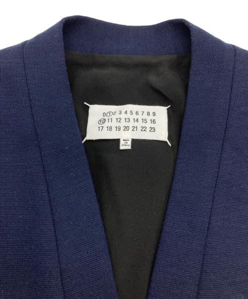 Maison Margiela（メゾンマルジェラ）Maison Margiela (メゾンマルジェラ) ノーカラージャケット ネイビー サイズ:48の古着・服飾アイテム